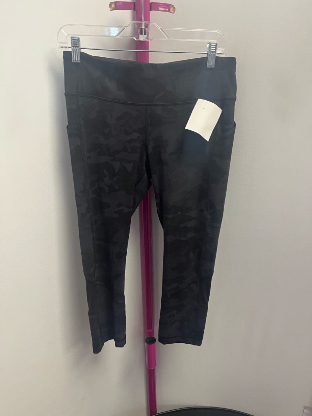 lululemon athletica Black Camo Pocketed Leggings